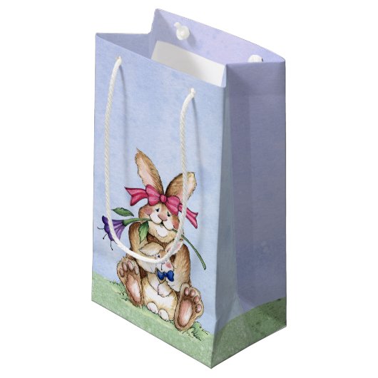 Lapins - sac de cadeau (Devant Angle)
