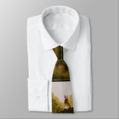 Lapins sur une cravate de journal (Attaché)