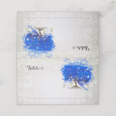 Lapis Cartes de Mariage pour feuilles de coeur ble (Extérieur déplié)