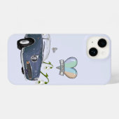Lapis Grey Figaro phone case - telefoonhoesje iPhone Hoesje (Achterkant horizontaal)
