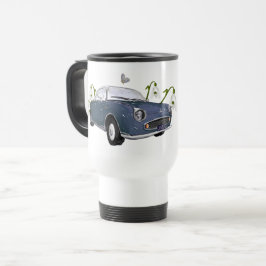 Lapis Grey Figaro travel mug - reisbeker