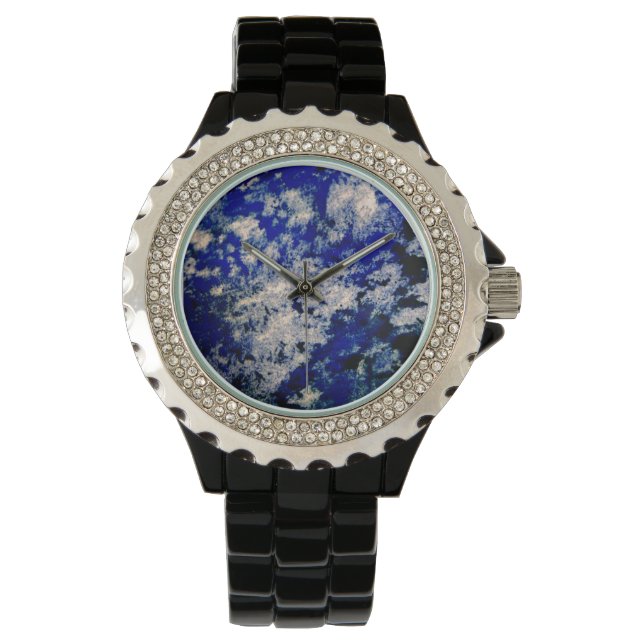 Lapis Lazuli Design Horloge (Voorkant)