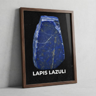 Lapis Lazuli Gemstone Poster