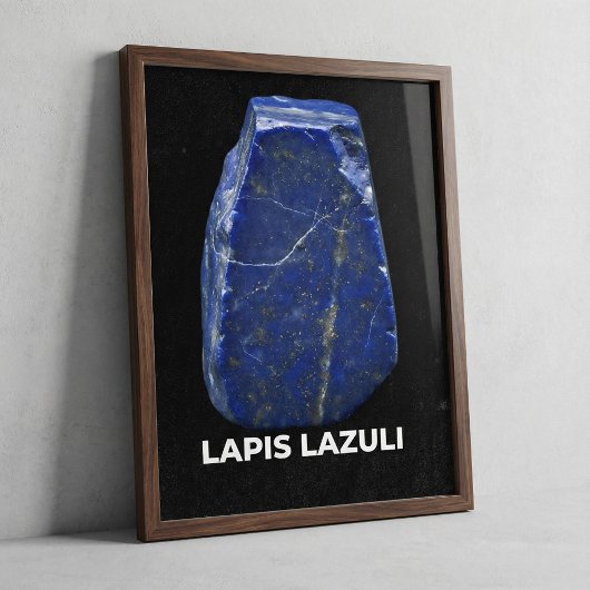 Lapis Lazuli Gemstone Poster