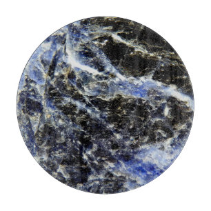 Lapis Lazuli Glass Chopping Board Snijplank