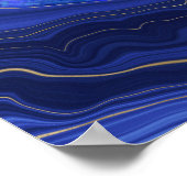 Lapis lazuli-Poster Poster (Hoek)