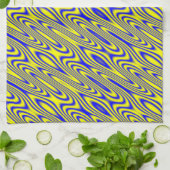 Lapis Lazuli Serviettes de cuisine Abstraites (Plié)