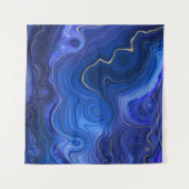 Lapis Lazuli tapijt Wandkleed (Voorkant (horizontaal))