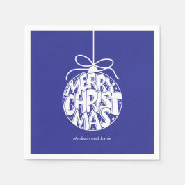 Lapis Merry Kerstfeest Ornament Holiday Servet