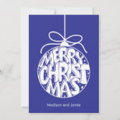 Lapis Merry kerstOrnament Kaart (Voorkant)