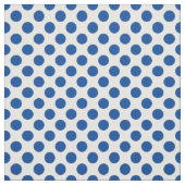 Lapis Polka Dot Stof (Swatch)