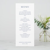 Lapis Rose Wedding Menu (Staand voorkant)