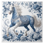 Lapis Steed: Bloemenwandtapijt Tegeltje (Voorkant)