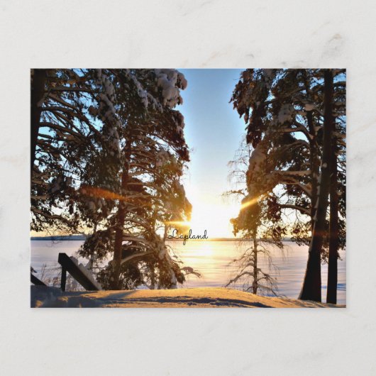 Lapland, Finland Briefkaart (Voorkant)