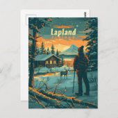 Lapland Finland Briefkaart (Voorkant / Achterkant)