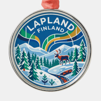 Lapland Finland Metalen Ornament
