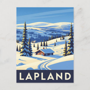  Lapland Finland Reizen Briefkaart