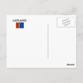 Lapland-kaart Briefkaart (Achterkant)