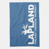 LAPLAND serviettes de cuisine personnalisées (Vertical)