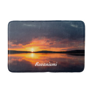 Lapland Sunset Badmat