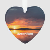 Lapland Sunset Ornament (voorkant)