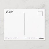 Laplandbos Briefkaart (Achterkant)