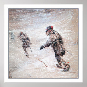 Laplanders in een storm poster