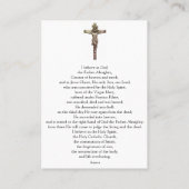 L'Apôtre - Carte de prière (plat) (Dos)