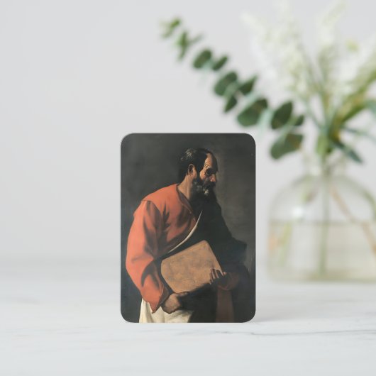 L'apôtre Saint Jacques la carte de la moindre priè (Debout devant)