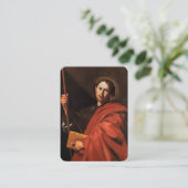 L'apôtre Saint Jacques la grande carte de prière (Debout devant)