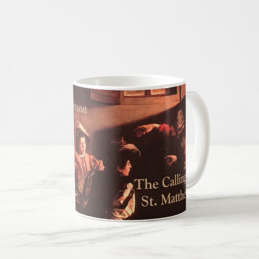 L'appel de la Mug de café St. Matthew (Devant droit)