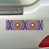 Lappendeken Bumpersticker (Op auto)