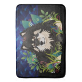 LAPPER BLISS ondes bleues Crate ou tapis de bain (devant Vertical)