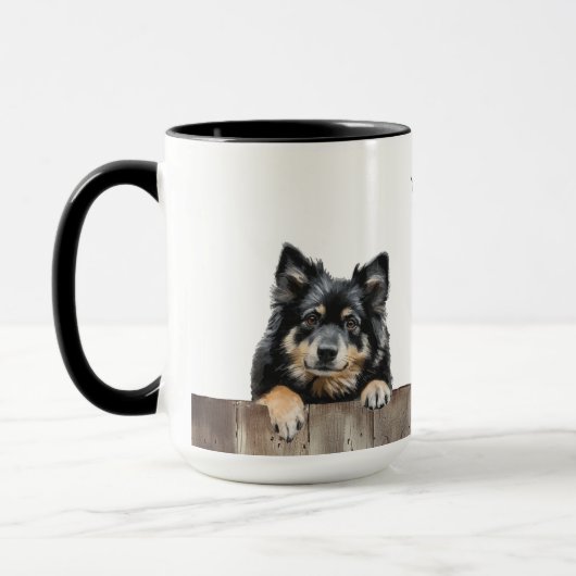 Lapphund Finlandais Chien Mug (Gauche)