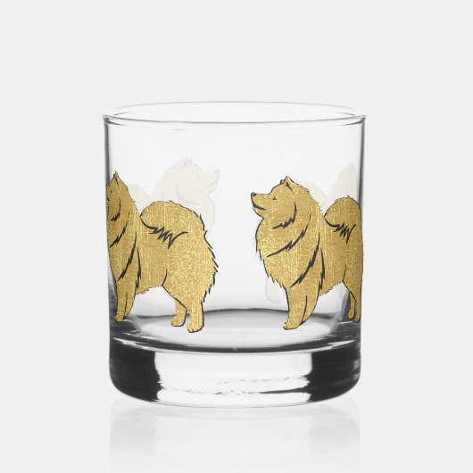 Lapphund finlandais Sparkly Thang Rocks verre de j (Recto)