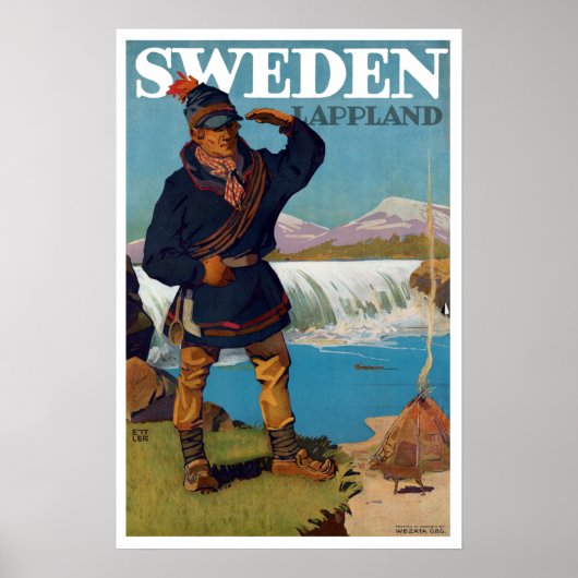  Lappland Zweden Poster (Voorkant)