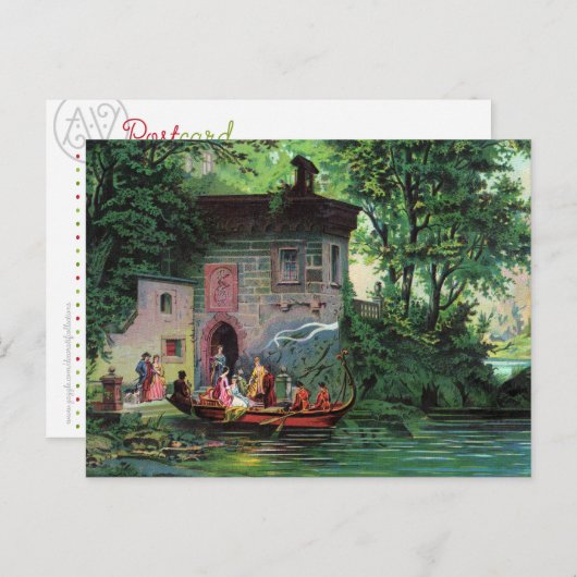 L'après-midi au Lac de Côme Carte Postale (Devant / Derrière)