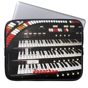 Laptop Computer Sleeve Antiek orgaantoetsenbord