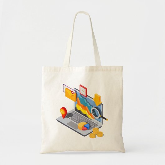 Laptop Computing Tote Bag (Voorkant)