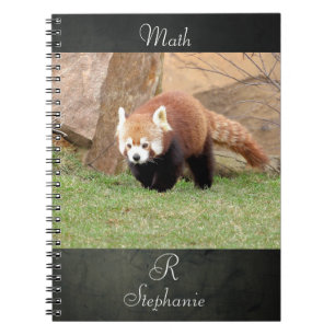 Laptop Foto red panda, animal 0436. Notitieboek