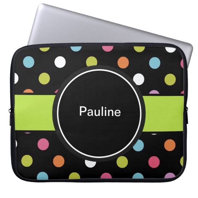 Laptop het Monogram van het Hoesje van het Sleeve (Voorkant)