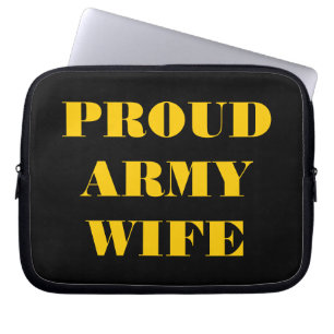 Laptop hoes Legervrouw