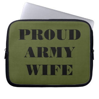 Laptop hoes Legervrouw
