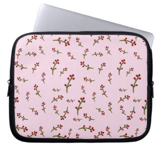 laptop hoesjes roze bloemen sleeve