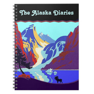 Laptop Journal  Alaska Travel Diary Moose Notitieboek