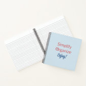 Laptop organiseren notitieboek (Binnen)