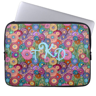 LAPTOP SLEEVE ABSTRACTE CIRCLL BRITE MONOGRAM