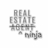 Laptop Sticker voor Realtors (Voorkant)