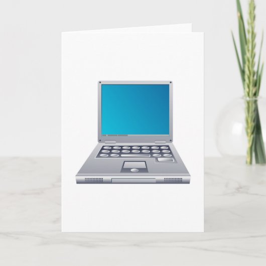 Laptopcomputer Kaart (Voorkant)