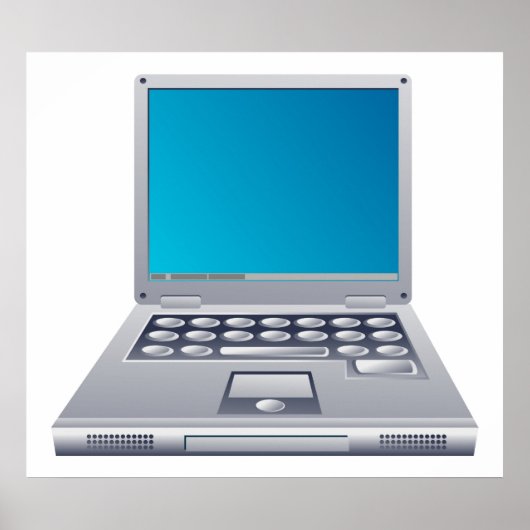 Laptopcomputer Poster (Voorkant)